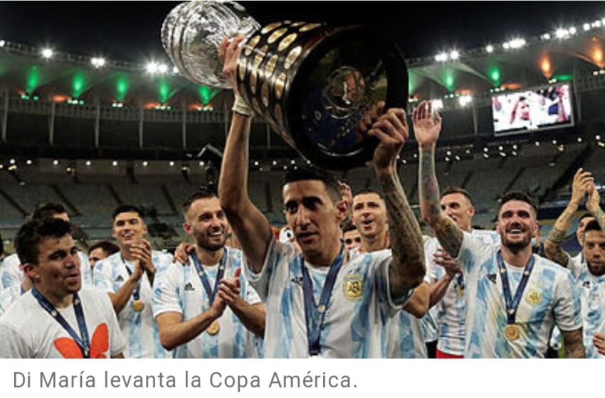  La revancha de Di María que rompió la sequía de la Selección argentina en finales