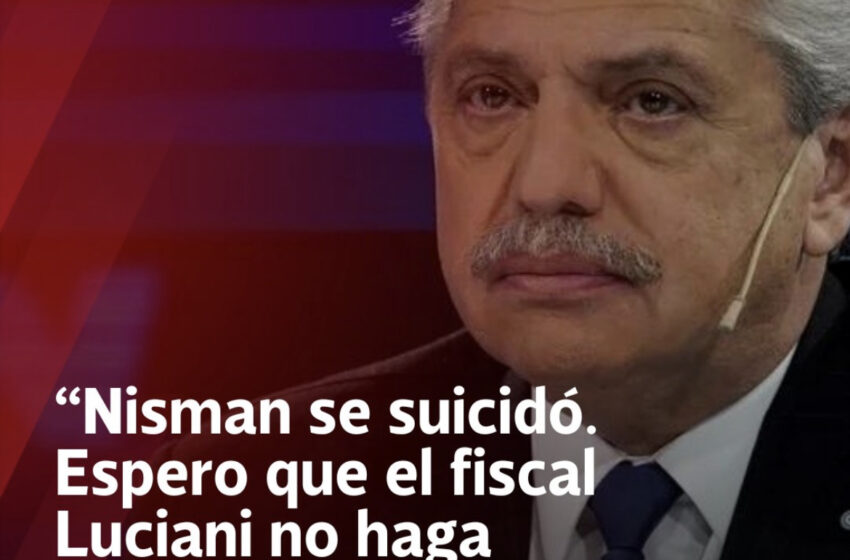  La Coalición Cívica denunciará al Presidente por “instigación al suicidio y amenaza de asesinato” a Luciani 