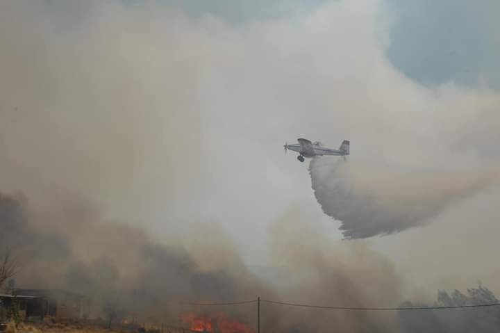  Bomberos controlaron un incendio en Santa Rosa de Calamuchita