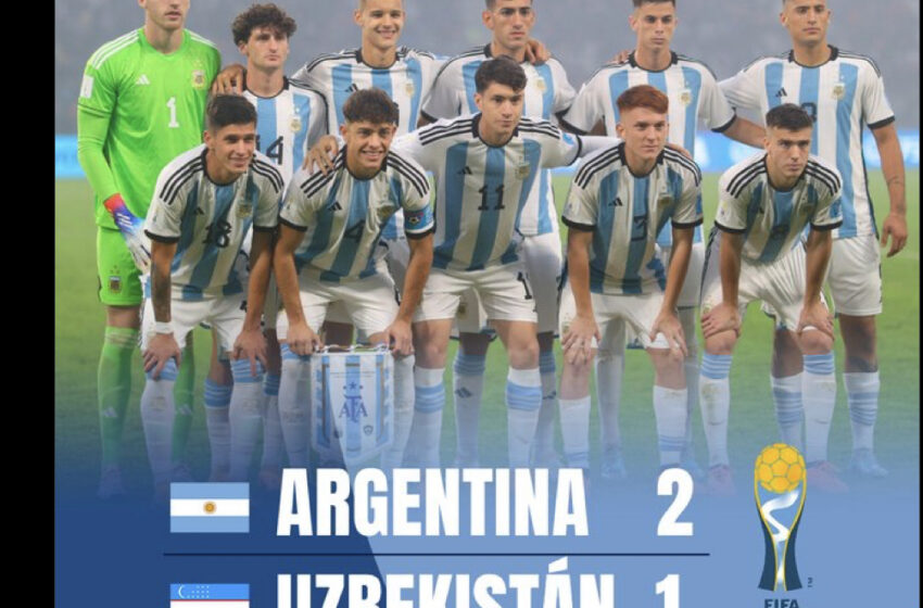  La Selección argentina venció a Uzbekistán en su debut en el Mundial Sub 20 